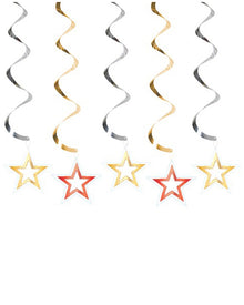 Hollywood Lights Hanging Decorations Pack of 5