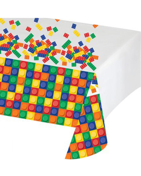 Block Party Plastic Tablecover