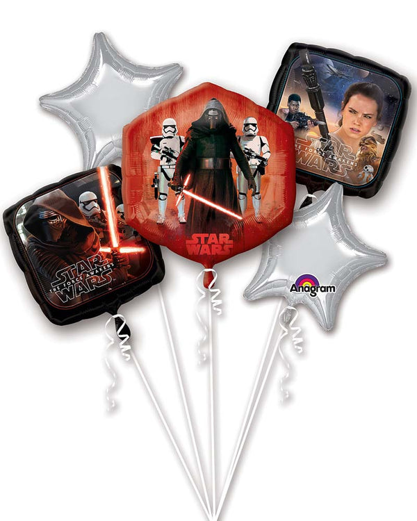 Star Wars the Force Awakens Foil Balloon Bouquet