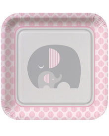 Little Peanut Girl 23cm Plates Pack of 8