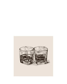 Bourbon Trail Rocks Beverage Napkins Pack of 24