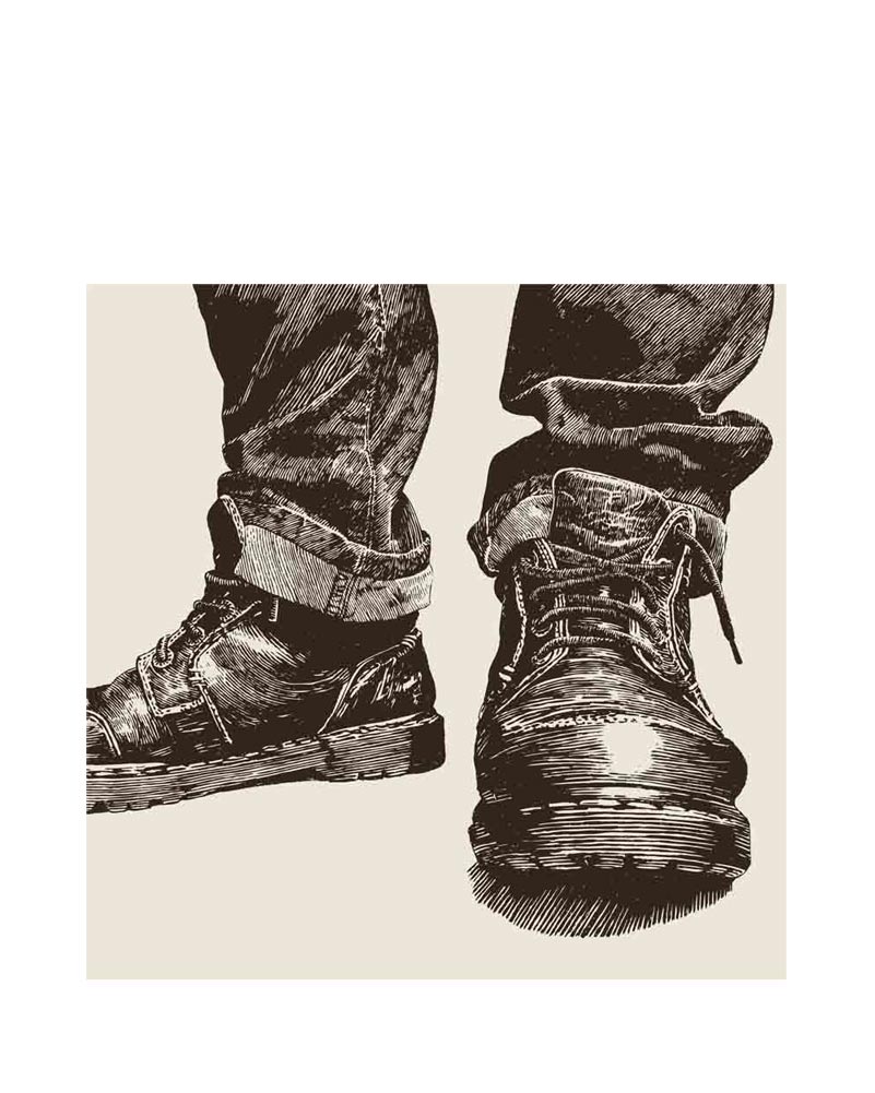 Bourbon Trail Boots Lunch Napkins Pack of 16