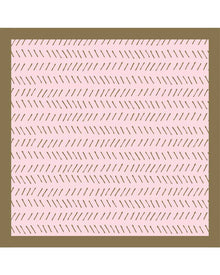 Gilded Geo Hatch Beverage Pink and Blue Napkins Pack of 24