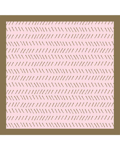 Gilded Geo Hatch Beverage Pink and Blue Napkins Pack of 24