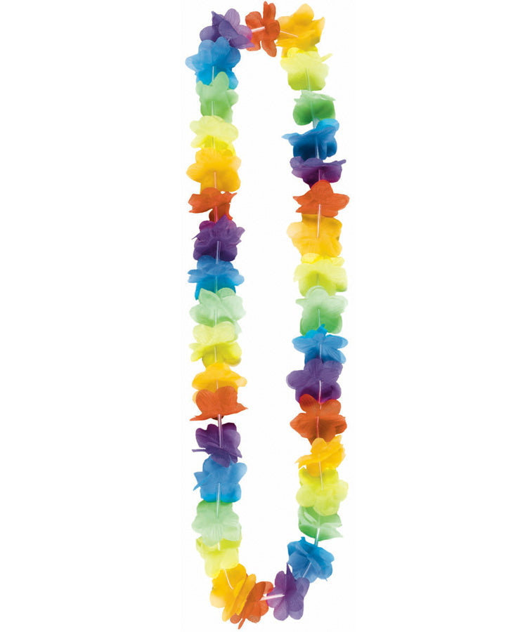 Multi Coloured Hawaiian Leis Pack of 25