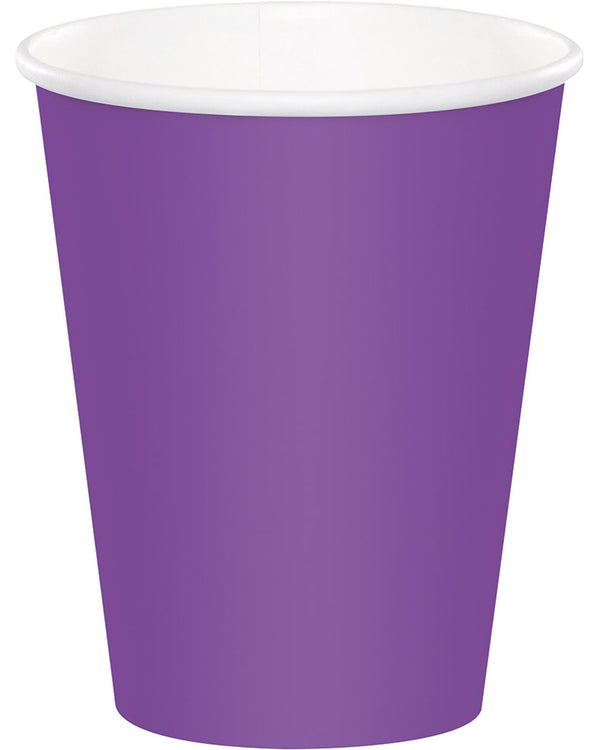 Amethyst Paper Cups 266ml Pack of 24