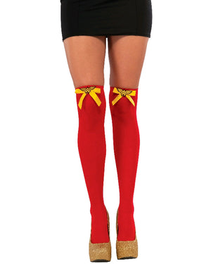 Wonder Woman Thigh High Stockings