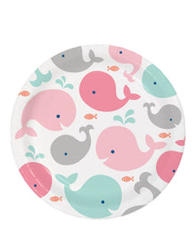 Lil Spout Pink 23cm Paper Plates Pack of 8