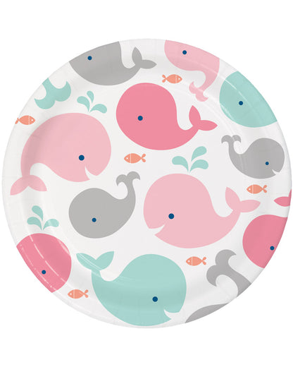 Lil Spout Pink 23cm Paper Plates Pack of 8