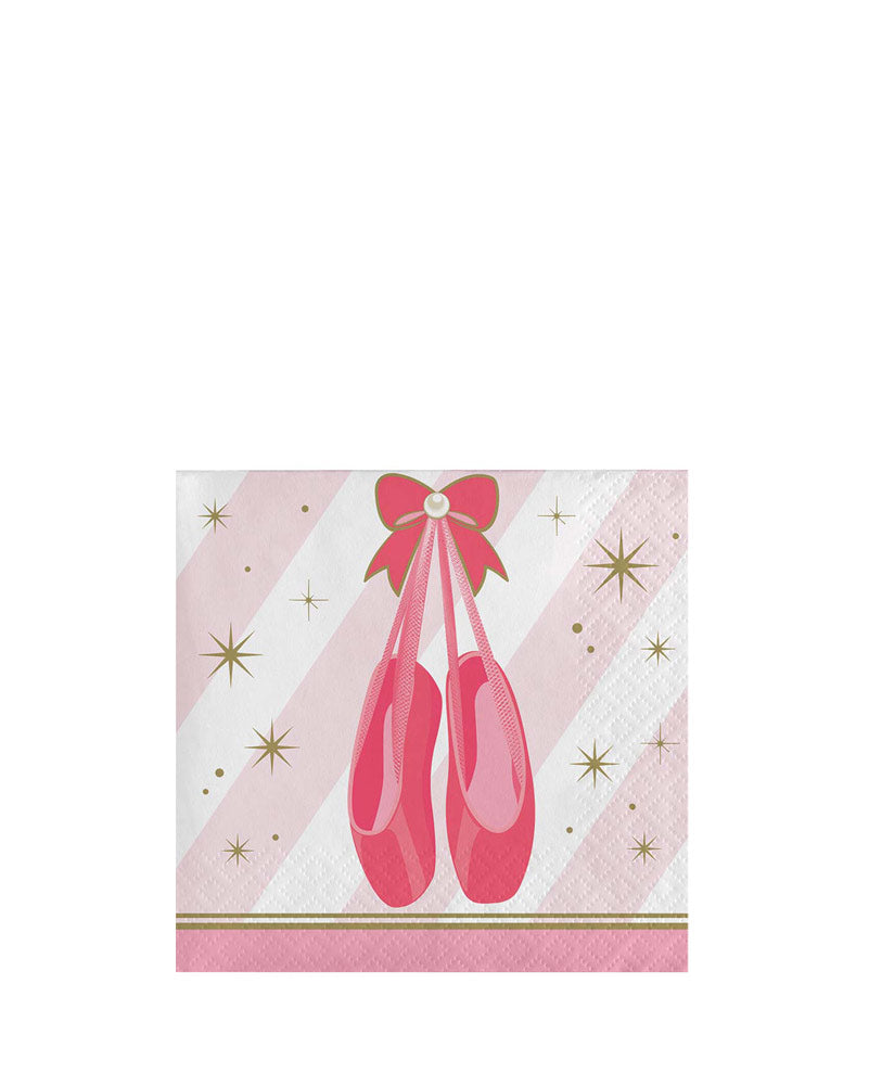 Twinkle Toes Beverage Napkins Pack of 16