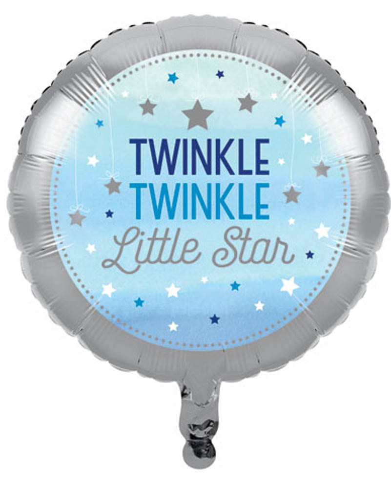 One Little Star Boy Foil Balloon 46cm