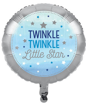 One Little Star Boy Foil Balloon 46cm