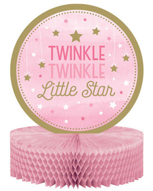 One Little Star Girl Honeycomb Centrepiece