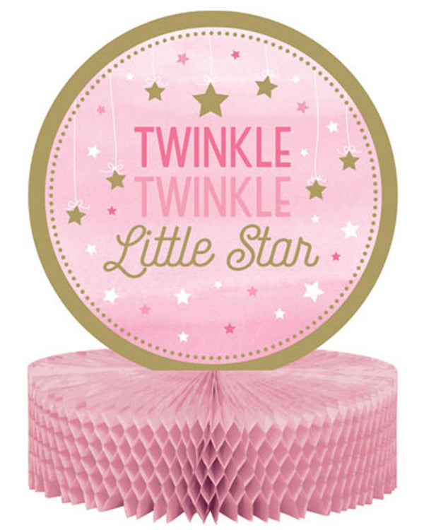One Little Star Girl Honeycomb Centrepiece