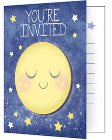 Moon and Back Invitations Pack of 8