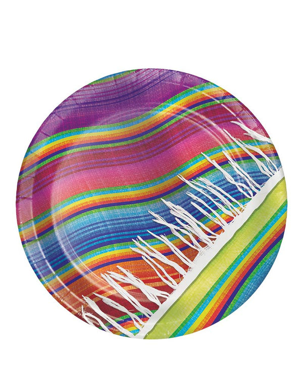 Serape 23cm Paper Plates Pack of 8