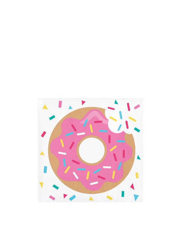 Donut Time Beverage Napkins Pack of 16