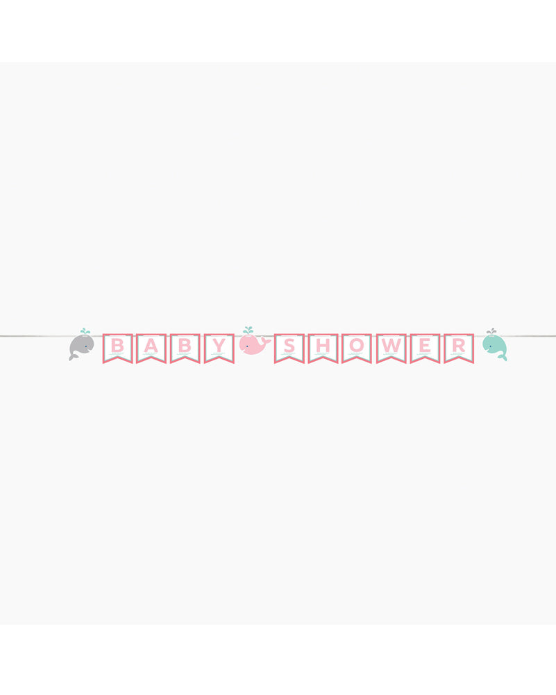 Lil Spout Pink Ribbon Banner 2.75m