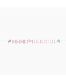 Lil Spout Pink Ribbon Banner 2.75m