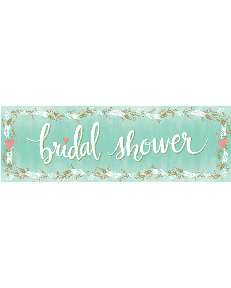 Mint To Be Bridal Shower Giant Party Banner 1.5m