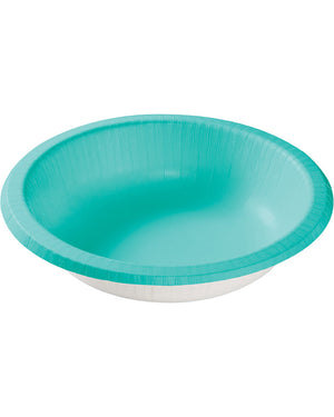 Teal Lagoon Paper Bowls 590ml Pack of 20