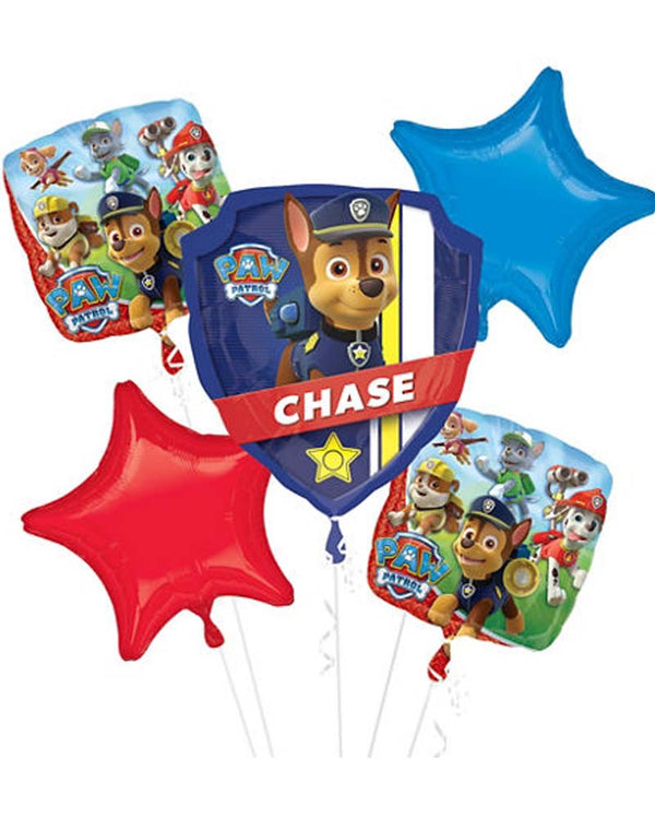 Paw Patrol Balloon Bouquet Pack of 5
