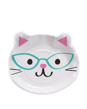 Purrfect Party 20cm Plates Pack of 8