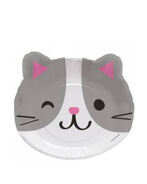 Purrfect Party 20cm Plates Pack of 8