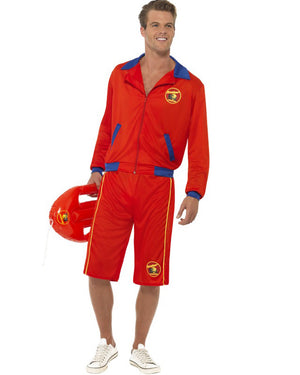 Baywatch Beach Lifeguard Mens Costume