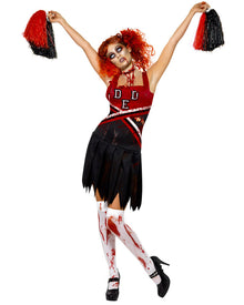 Zombie Horror Cheerleader Womens Halloween Costume