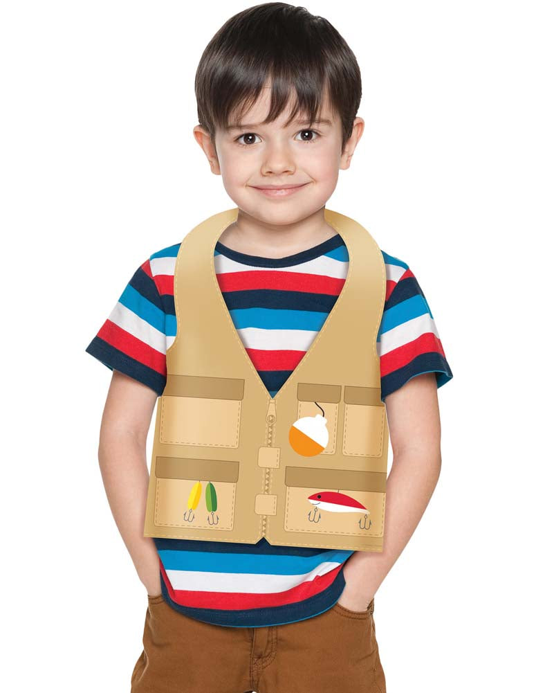 Camp Out Party Vests Pack of 4