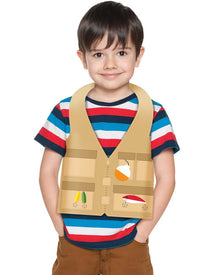 Camp Out Party Vests Pack of 4