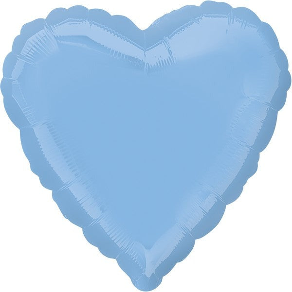 45cm Standard Heart HX Pastel Blue S15