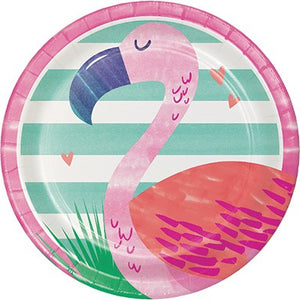 Pineapple N Friends Flamingo Lunch Plates Paper 18cm Pack of 8