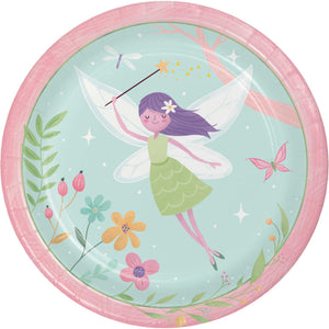 Fairy Forest Dinner Plates Paper 22cm Pack of 8
