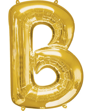 Gold 40cm Letter B Balloon