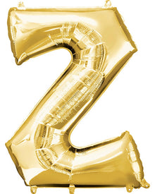 Gold 40cm Letter Z Balloon