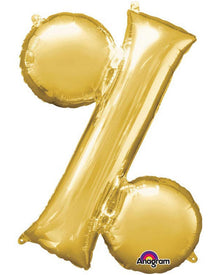 Gold 40cm % Symbol Balloon