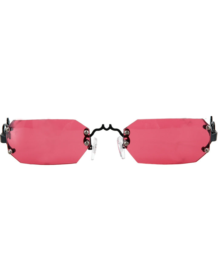 Gothic Vampire Black and Rose Deluxe Glasses