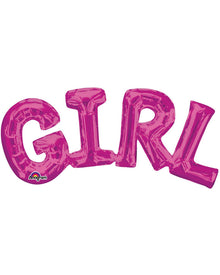 Girl Pink Foil Balloon