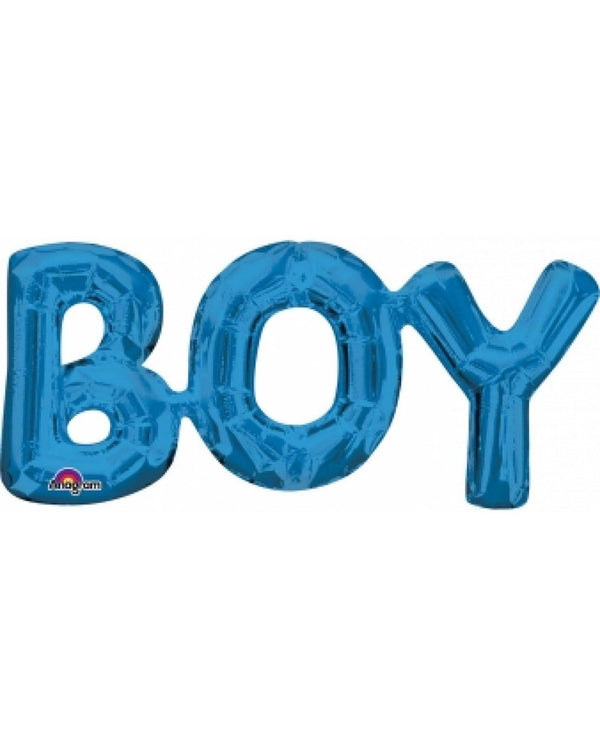 Boy Blue Foil Balloon