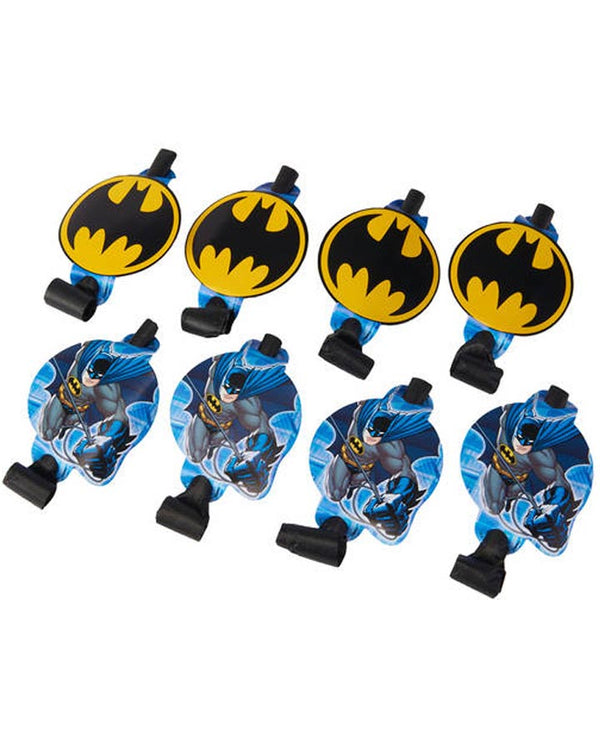 Batman Party Blowers Pack of 8
