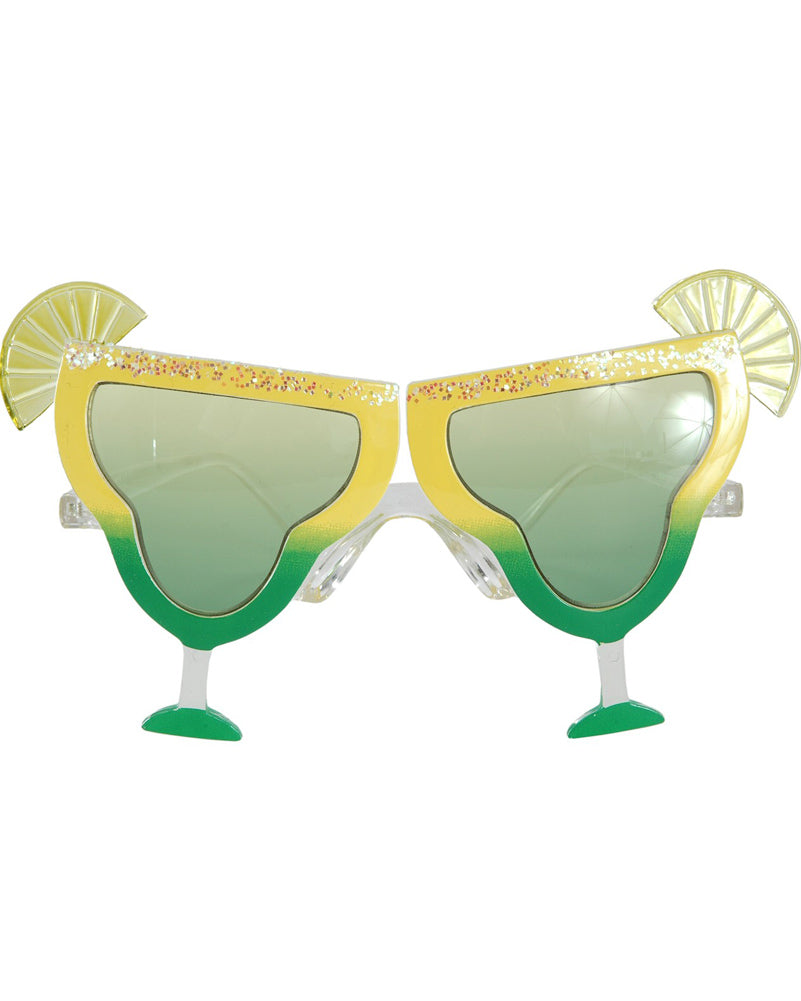 Yellow and Green Margarita Deluxe Glasses