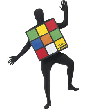 Rubiks Cube 1980s Adult Costume