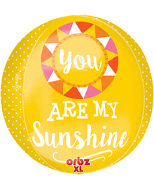 You Are My Sunshine Orbz Foil Balloon
