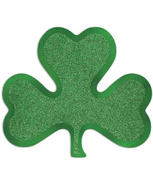 Glitter Foil Shamrock Cutouts Pack of 4