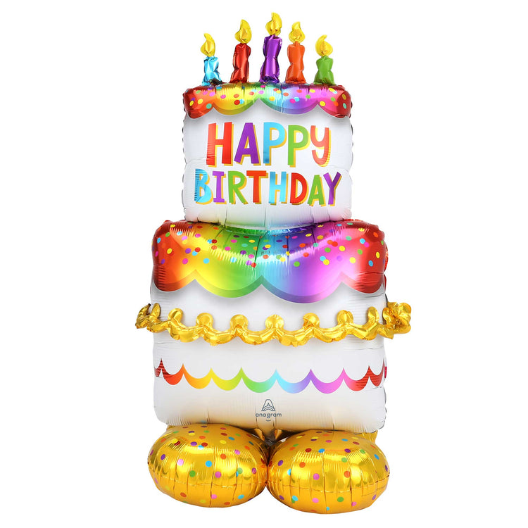 AirLoonz Happy Birthday Cake Balloon