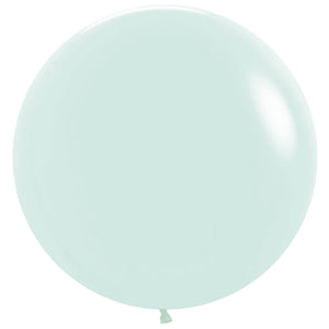 Sempertex 60cm Pastel Matte Green Latex Balloons 630 - 10PK