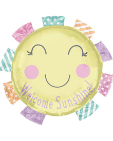 Welcome Sunshine Baby Balloon 68cm