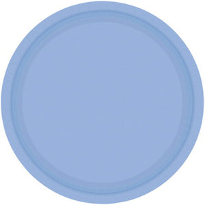 Paper Plates 26cm Round 20CT - Pastel Blue Pack of 20